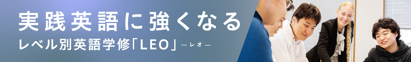 実践英語に強くなる レベル別英語学修「LEO」