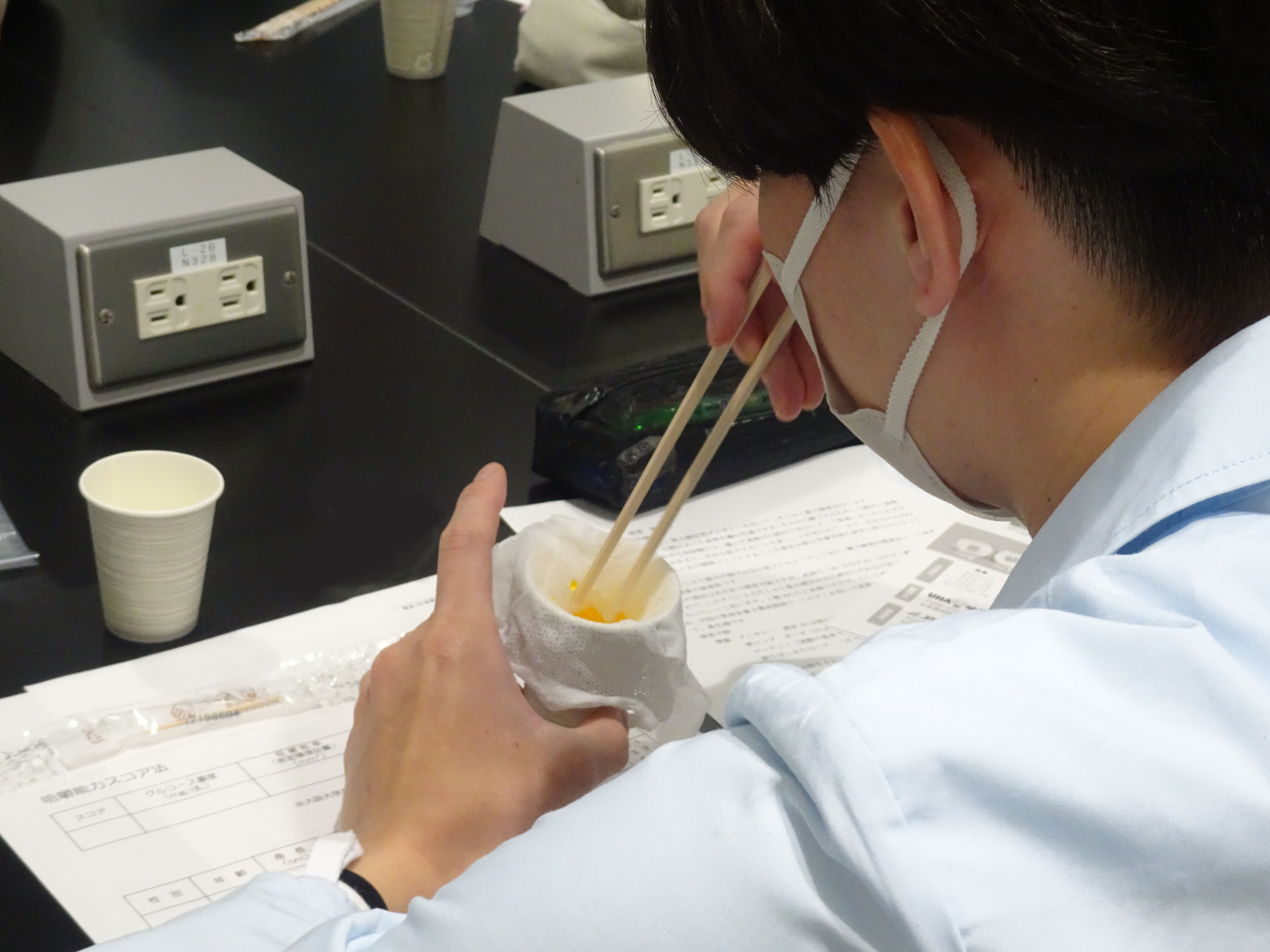 グミゼリーによる咀嚼力測定を実践