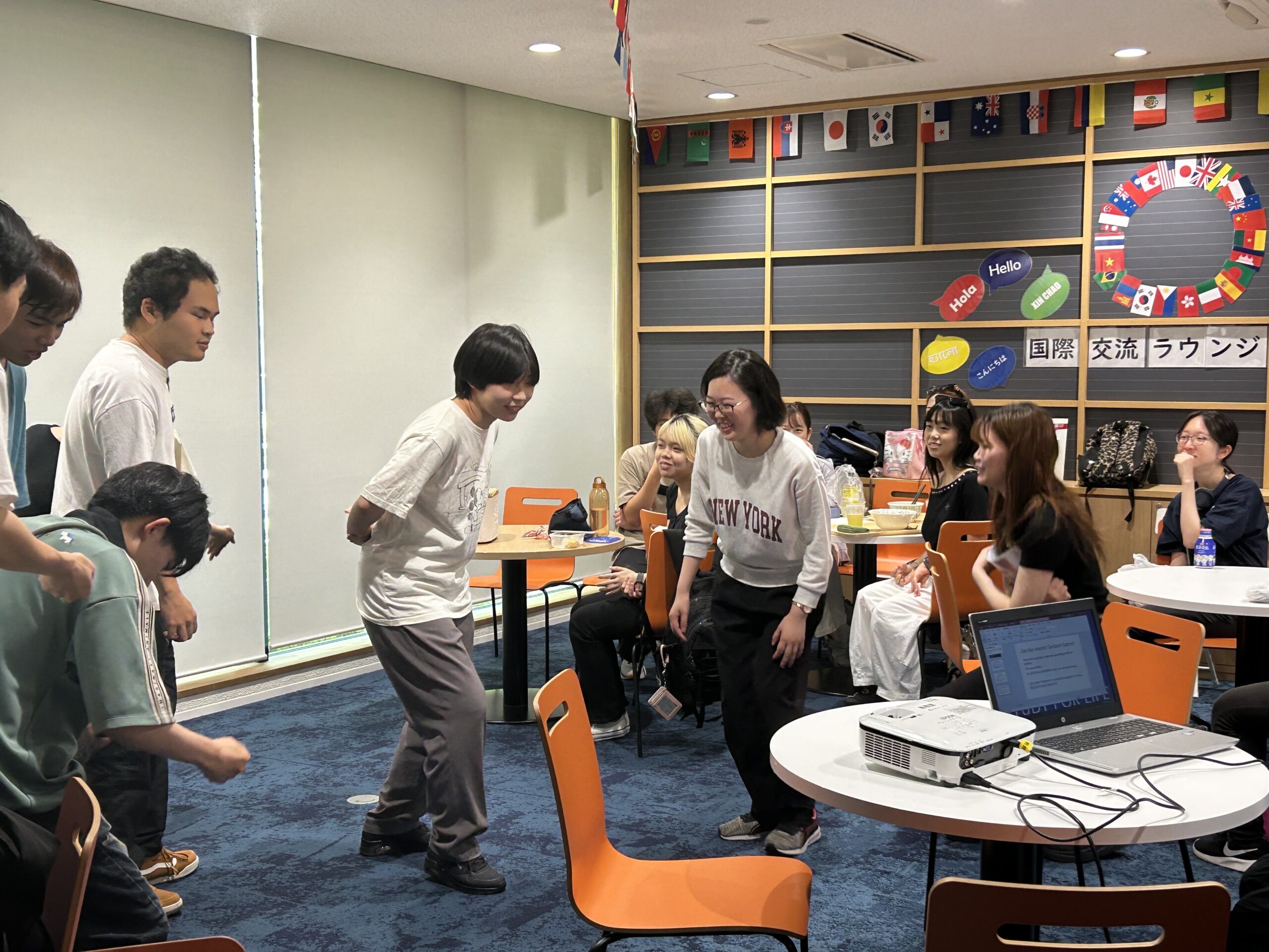 ジェスチャーゲームの様子