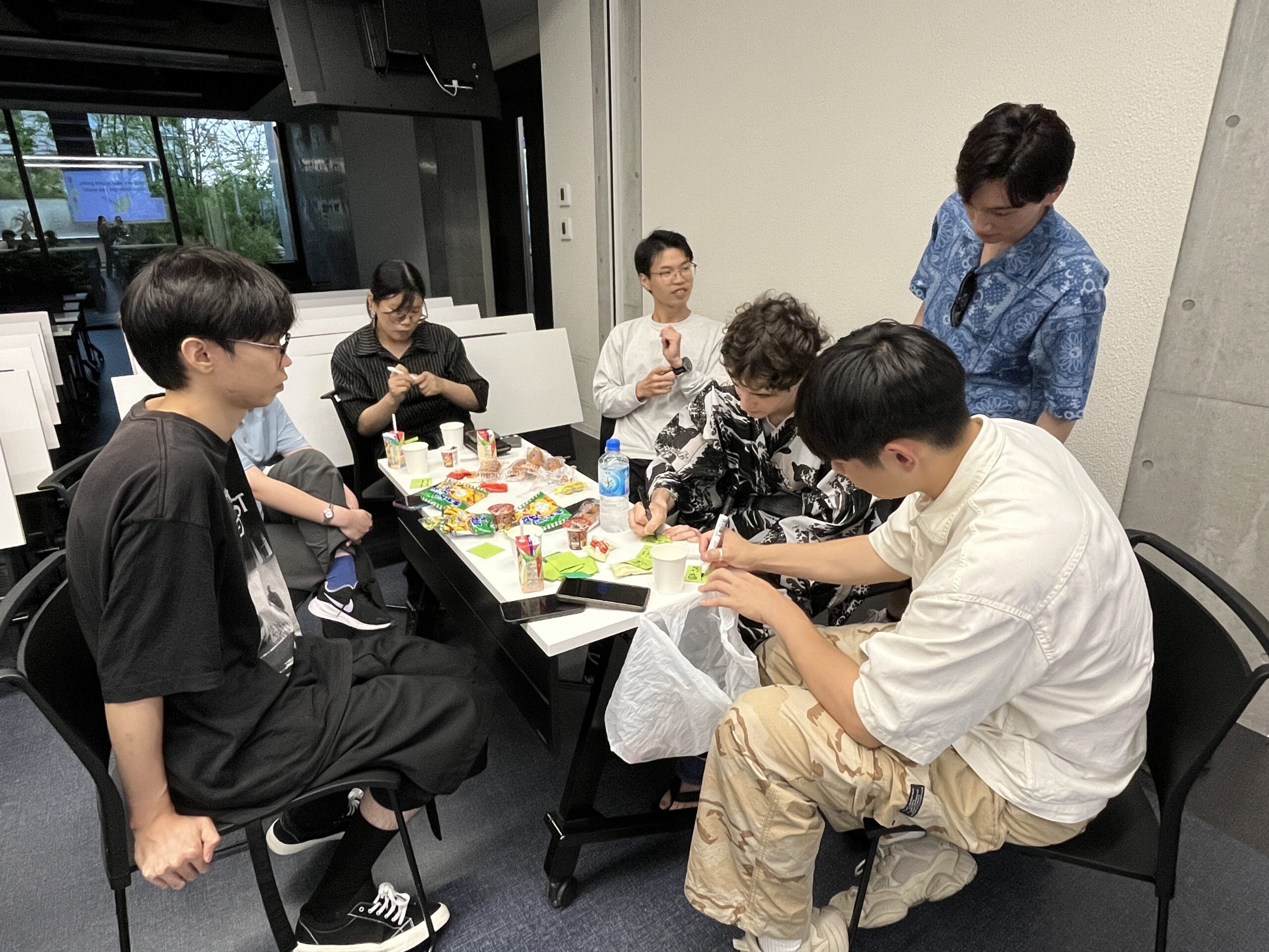 ウイッシュカード作成中②