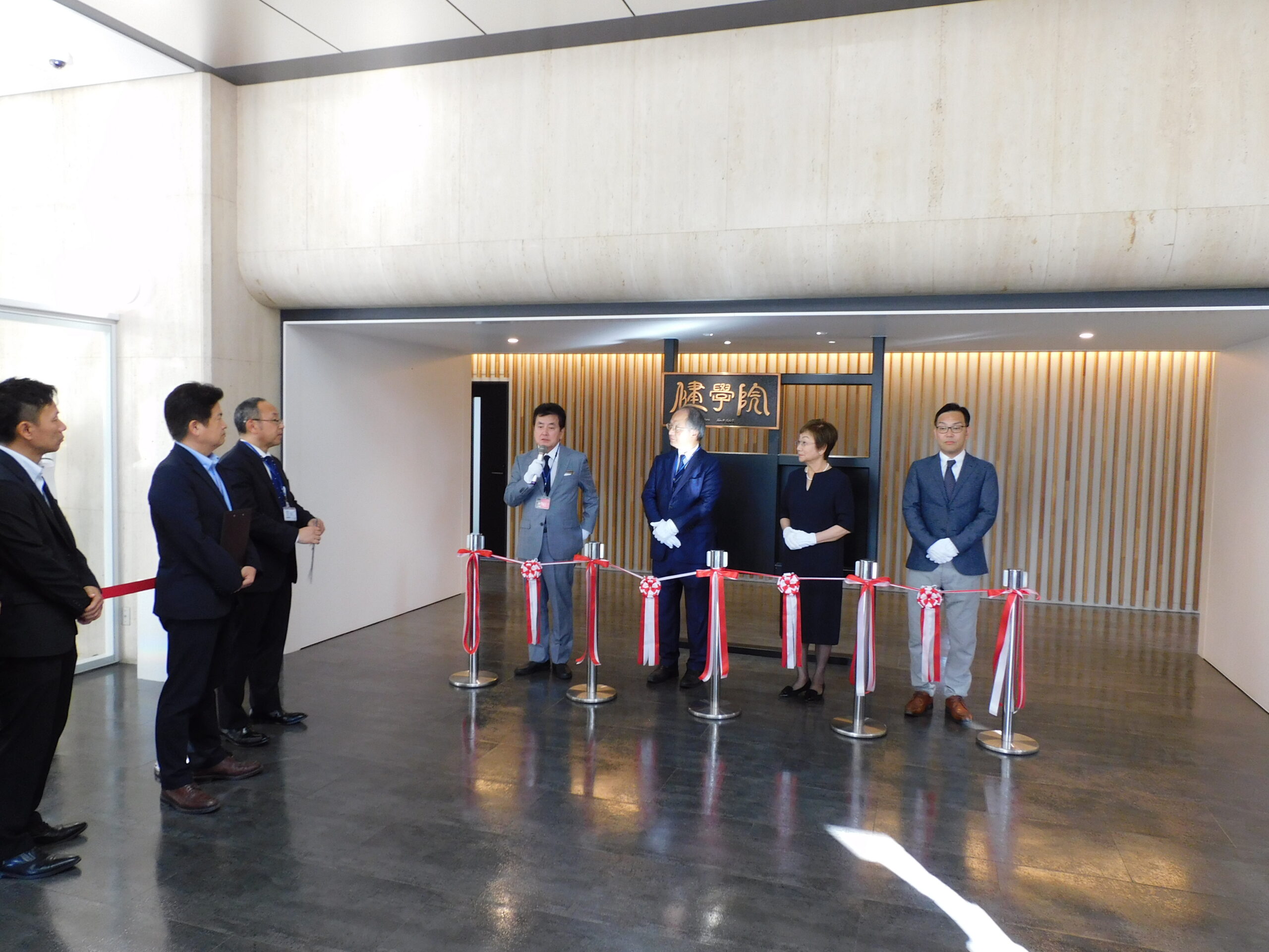 平野学長の挨拶