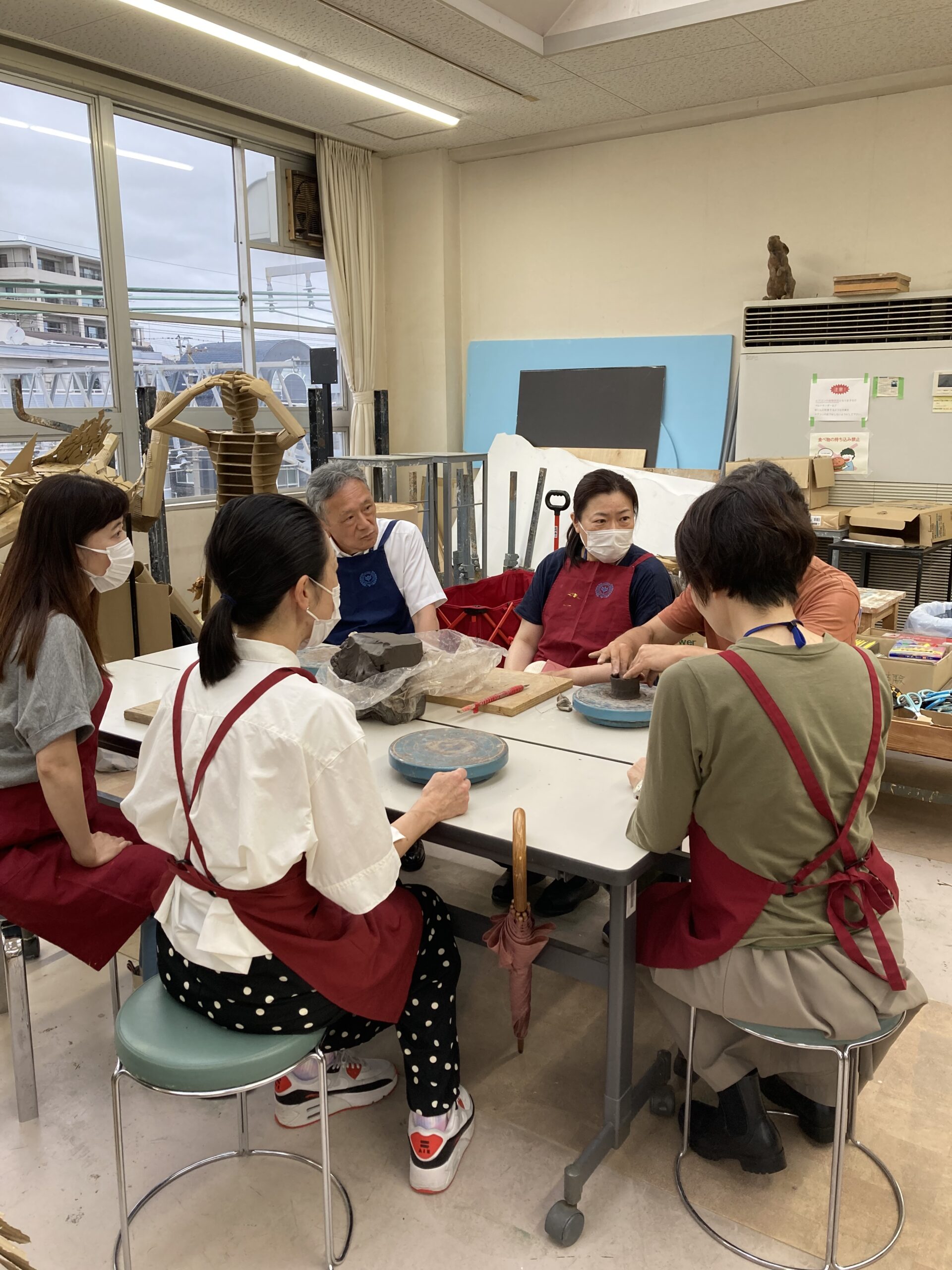 教職員の様子