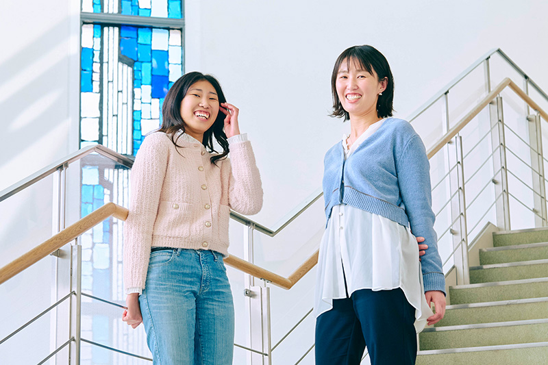 【大手前短期大学　在学生×卒業生対談】イメージ画像